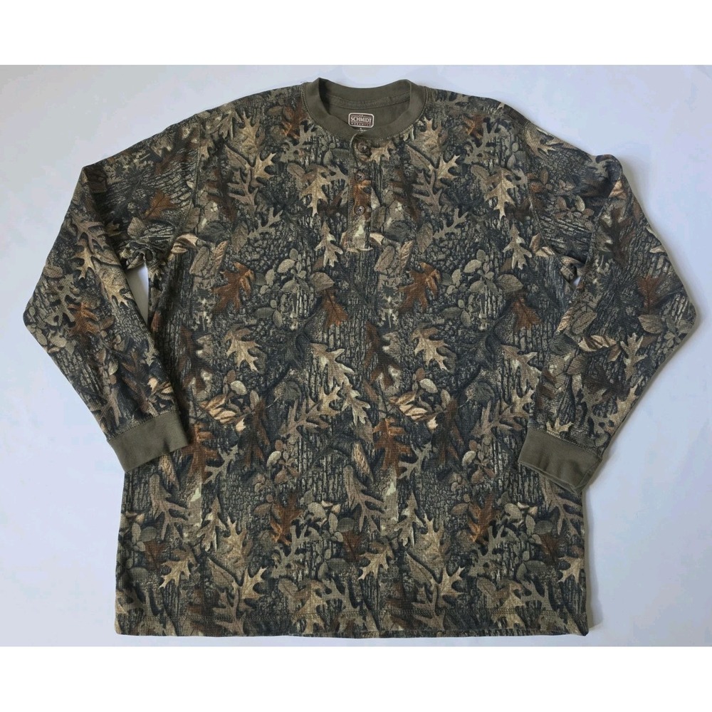 C.E. Schmidt Workwear Men's Long-Sleeve Camouflage T-Shirt – Size XL